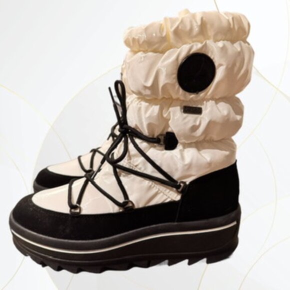 NWOT Pajar Taya High Winter Boots White/Black - Picture 5 of 9